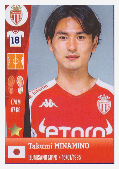 Panini Foot 2023 Takumi Minamino #258