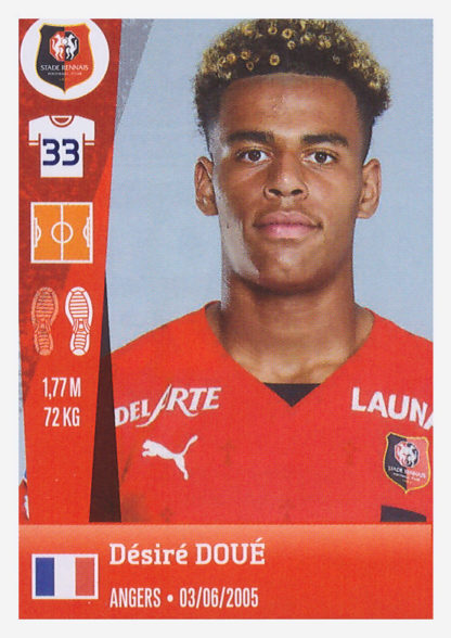 Panini Foot 2023 Désiré Doué #383
