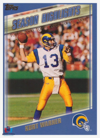 2000 Topps Season Highlight Kurt Warner #321