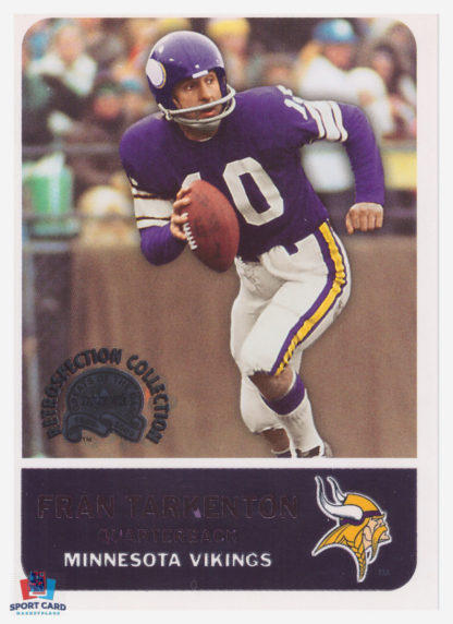2000 Fleer Greats Fran Tarkenton #7/10 RC