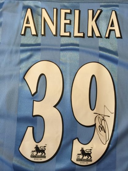 Maillot Manchester City Nicolas Anelka #39 Signé 2003/2004 – Image 6
