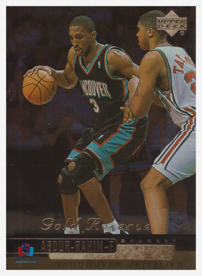 2000 Upper Deck Gold Reserve Shareef Abdur-Rahim #222