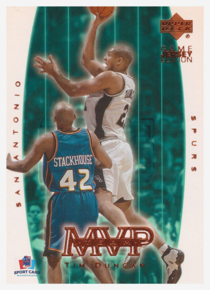 2001 Upper Deck MVP Team Tim Duncan #414