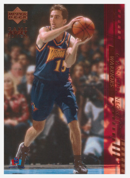 2001 Upper Deck Game Jersey Edition Vinny Del Negro #288