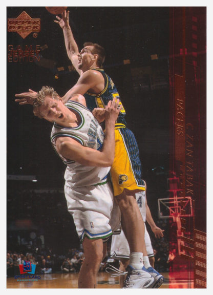 2001 Upper Deck Game Jersey Edition Zan Tabak #299