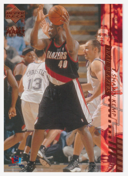 2001 Upper Deck Game Jersey Edition Shawn Kemp #352