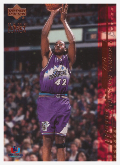 2001 Upper Deck Game Jersey Edition Donyell Marshall #379