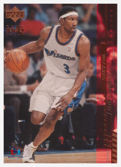 2001 Upper Deck Game Jersey Edition Laron Profit #389
