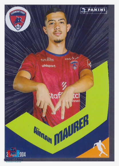 Panini Foot 2024 #45 Aïman Maurer Clermont Foot 63