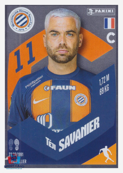 Panini Foot 2024 #269 Téji Savanier (Le Génie) Montpellier Hérault SC