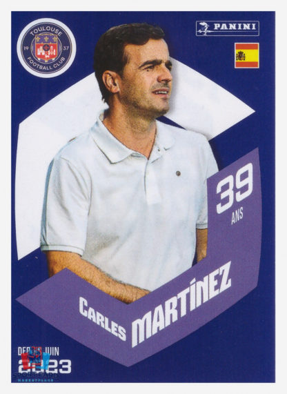 Panini Foot 2024 #019 Carles Martínez Novell (Toulouse) Les Stratèges
