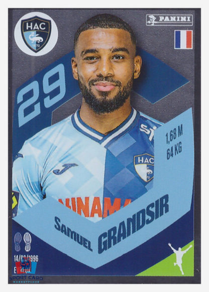 Panini Foot 2024 #083 Samuel Grandsir (L'As) Havre AC