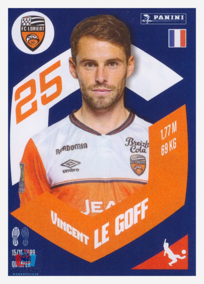 Panini Foot 2024 #138 Vincent Le Goff FC Lorient