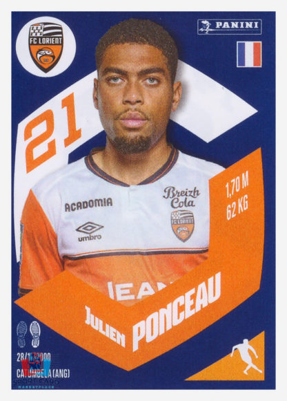 Panini Foot 2024 #147 Julien Ponceau FC Lorient