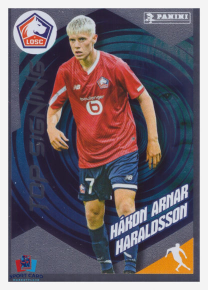 Panini Foot 2024 #161 Hákon Arnar Haraldsson (Lille) Top Signings