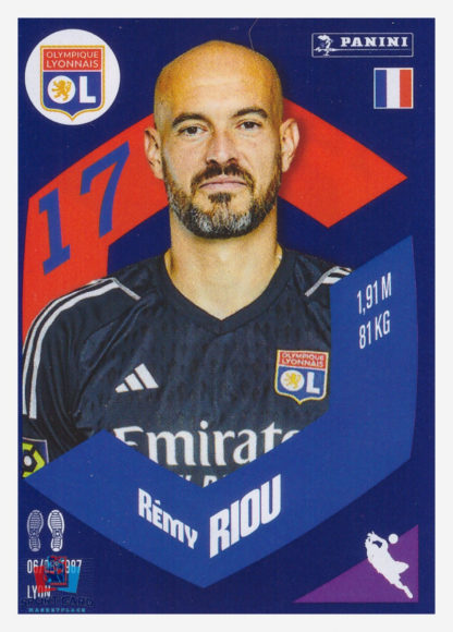Panini Foot 2024 #169 Rémy Riou Olympique Lyonnais