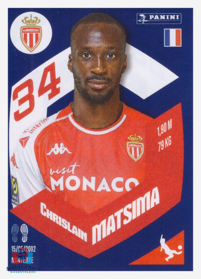 Panini Foot 2024 #238 Chrislain Matsima AS Monaco