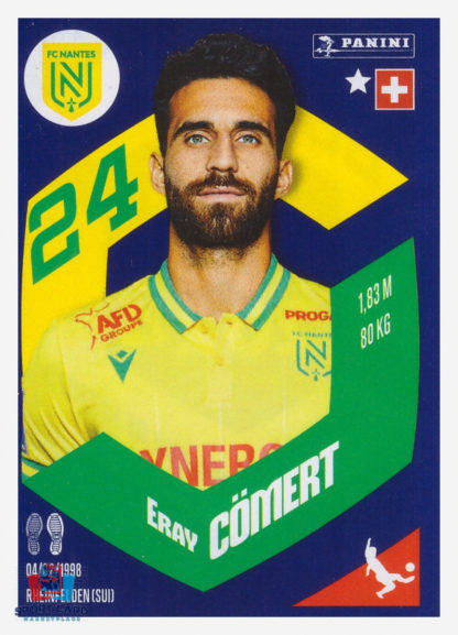 Panini Foot 2024 #282 Eray Cömert FC Nantes
