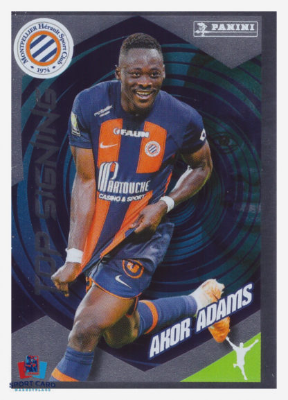Panini Foot 2024 #305 Akor Adams (Montpellier) Top Signings