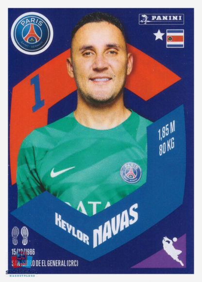 Panini Foot 2024 #336 Keylor Navas Paris Saint-Germain