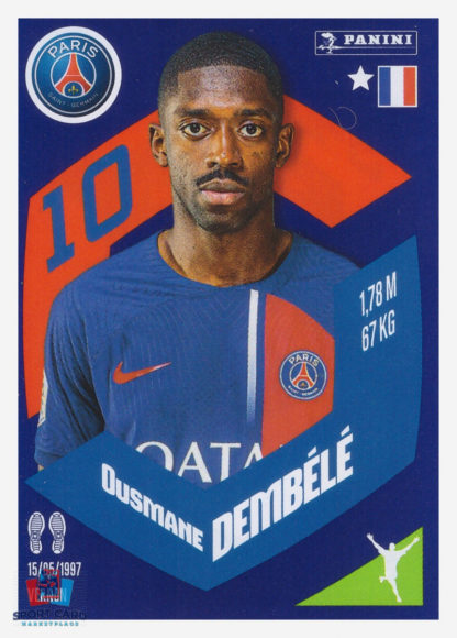 Panini Foot 2024 #349 Ousmane Dembélé Paris Saint-Germain