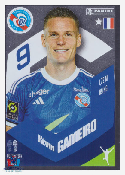 Panini Foot 2024 #416 Kévin Gameiro RC Strasbourg Alsace