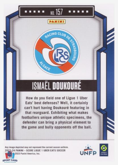 Panini Score Ligue 1 2023-24 Rookie Card - Ismaël Doukouré - RC Strasbourg #157 – Image 2
