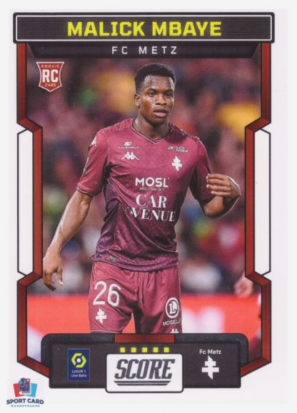 Panini Score Ligue 1 2023-24 Rookie Card - Malick Mbaye - FC Metz #35