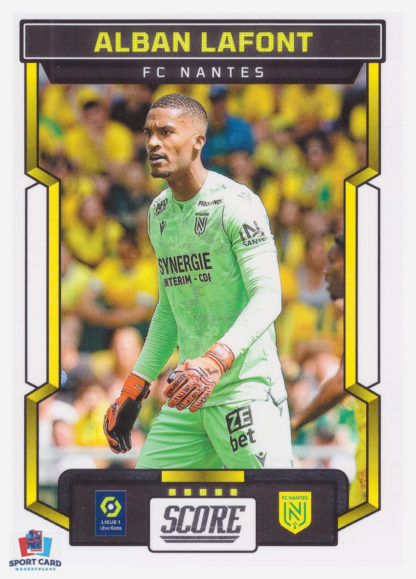 Panini Score Ligue 1 2023-24 Base Card - Alban Lafont - FC Nantes #40