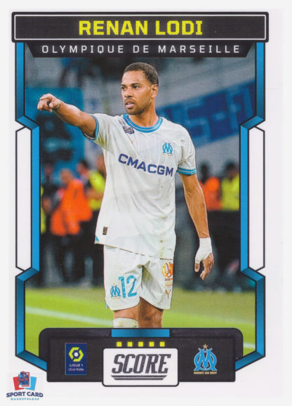 Panini Score Ligue 1 2023-24 Base Card - Renan Lodi - Olympique de Marseille #105