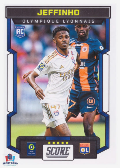 Panini Score Ligue 1 2023-24 Rookie Card - Jeffinho - Olympique Lyonnais #111