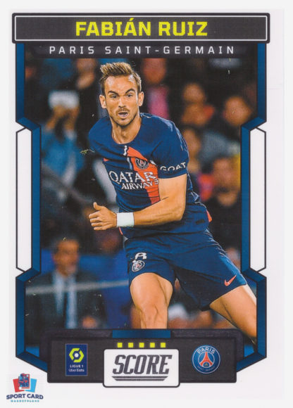 Panini Score Ligue 1 2023-24 Base Card - Fabian Ruiz - Paris Saint-Germain #137