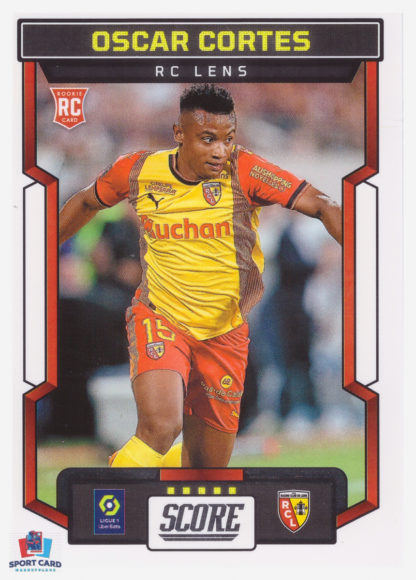 Panini Score Ligue 1 2023-24 Base Card - Oscar Cortes - RC Lens #148
