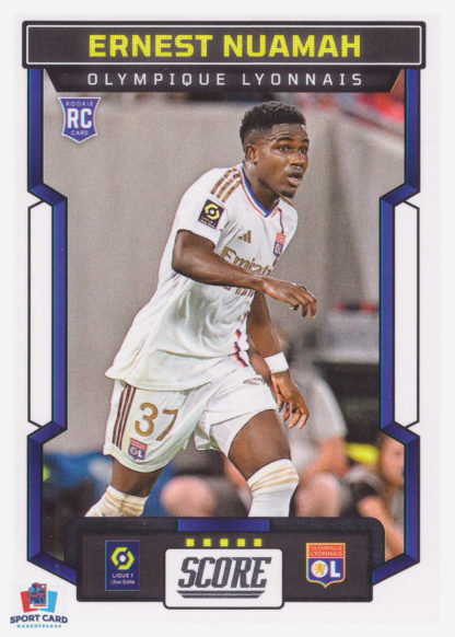 Panini Score Ligue 1 2023-24 Rookie Card - Ernest Nuamah - Olympique Lyonnais #122