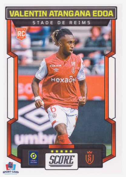 Panini Score Ligue 1 2023-24 Rookie Card - Valentin Atangana Edoa - Stade de Reims #172