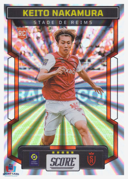 Panini Score Ligue 1 2023-24 Laser - Keiko Nakamura - Stade de Reims #176
