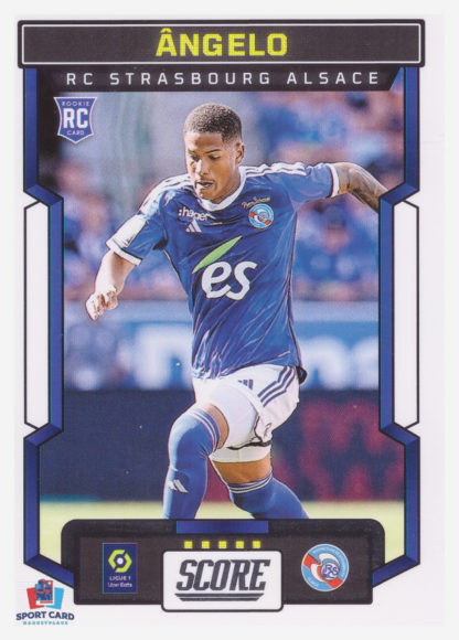 Panini Score Ligue 1 2023-24 Rookie Card - Angelo - RC Strasbourg #151