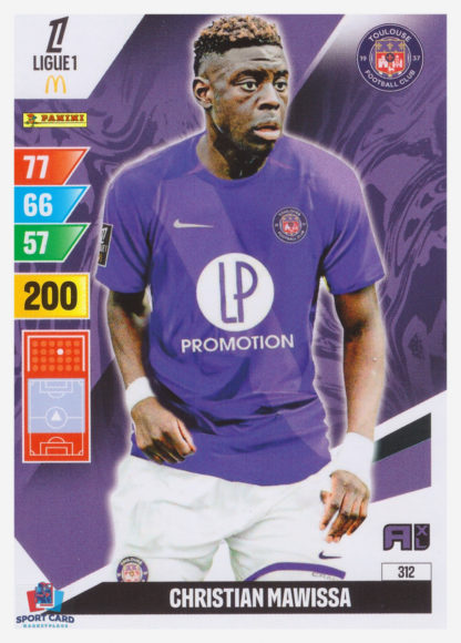 Panini Adrenalyn XL 2024-25 - Christian Mawissa / Toulouse FC #312