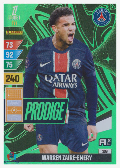 Panini Adrenalyn XL 2024-25 - Warren Zaïre-Emery / Paris Saint-Germain #399