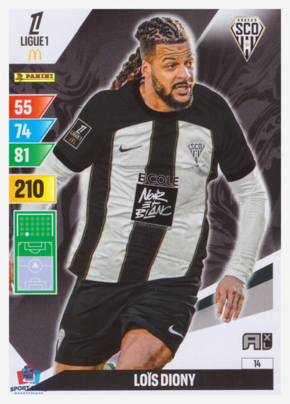 Panini Adrenalyn XL 2024-25 - Loïs Diony / Angers SCO #14