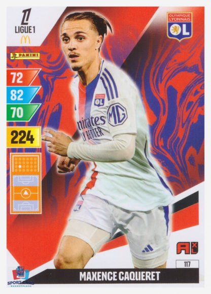 Panini Adrenalyn XL 2024-25 - Maxence Caqueret / Olympique Lyonnais #117