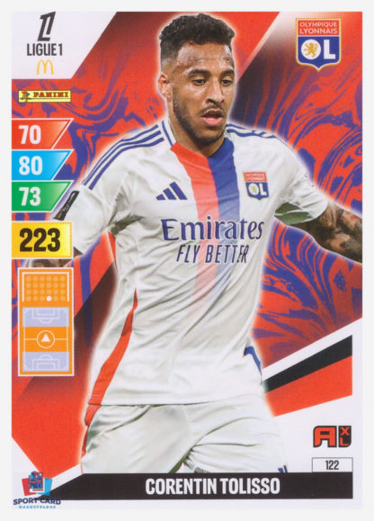 Panini Adrenalyn XL 2024-25 - Corentin Tolisso / Olympique Lyonnais #122