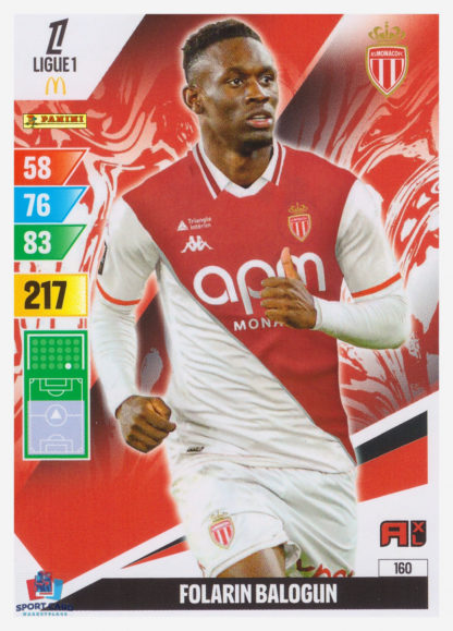 Panini Adrenalyn XL 2024-25 - Folarin Balogun / AS Monaco #160