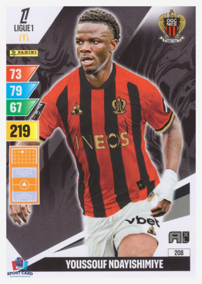 Panini Adrenalyn XL 2024-25 - Youssouf Ndayishimiye / OGC Nice #208