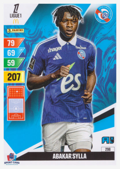 Panini Adrenalyn XL 2024-25 - Abakar Sylla / RC Strasbourg Alsace #298