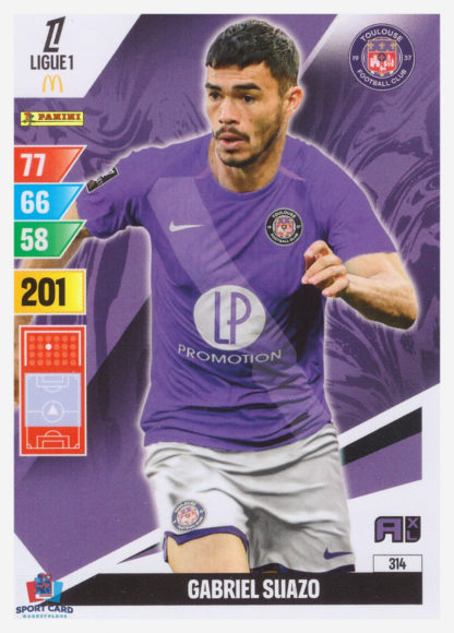 Panini Adrenalyn XL 2024-25 - Gabriel Suazo / Toulouse FC #314