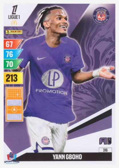 Panini Adrenalyn XL 2024-25 - Yann Gboho / Toulouse FC #316