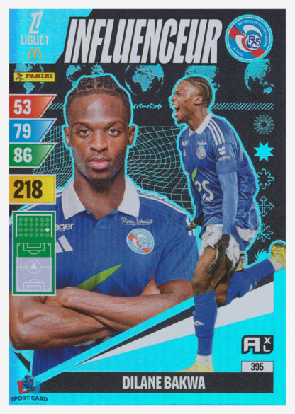 Panini Adrenalyn XL 2024-25 - Dilane Bakwa / RC Strasbourg Alsace #395