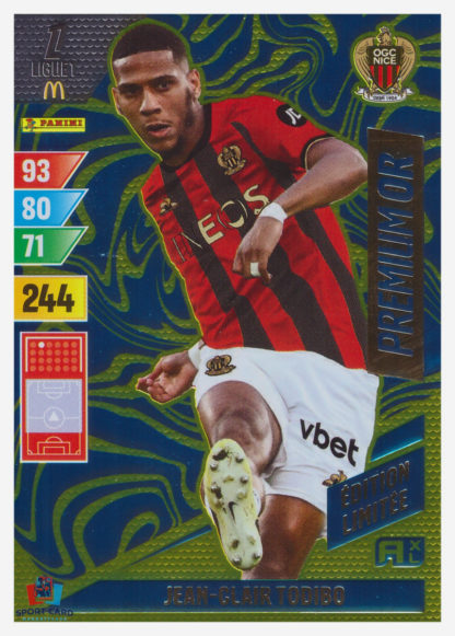 Panini Adrenalyn XL 2024-25 - Limited Edition - Premium Or - Jean-Clair Todibo / OGC Nice #LE-JCT