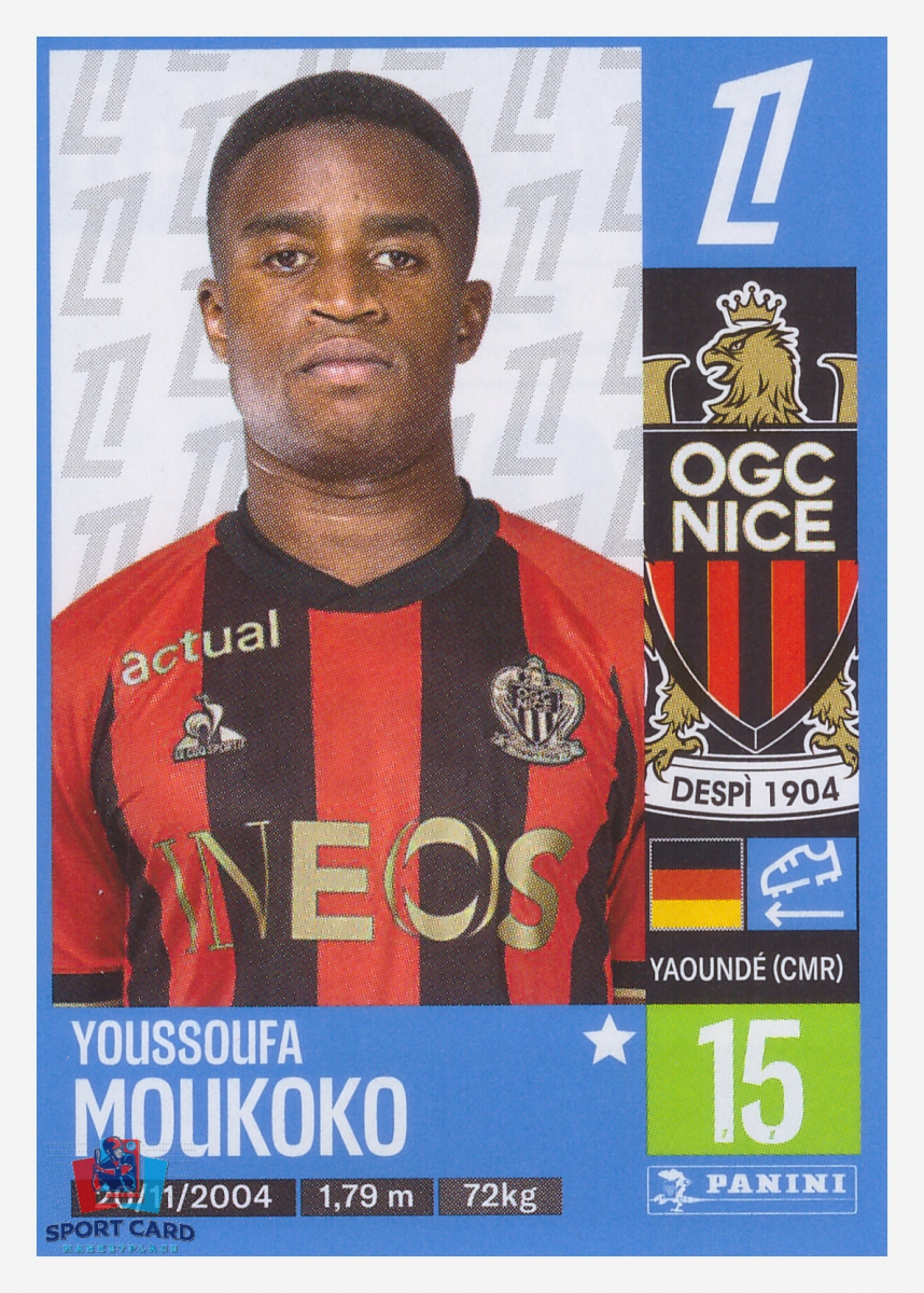 Panini Foot 2025 - Youssoufa Moukoko / OGC Nice #348